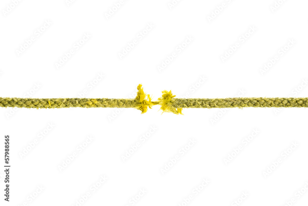 Torn rope Torn rope