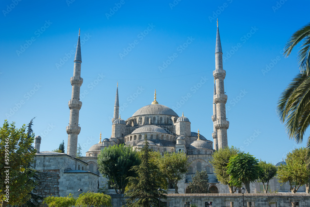 Blue Mosque on Istanbul Turkey