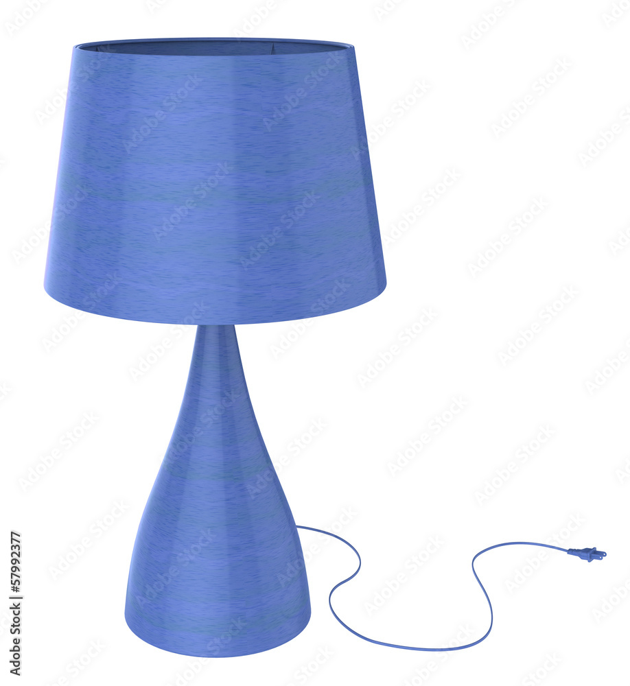Table lamp isolated on white background Table lamp isolated on white background