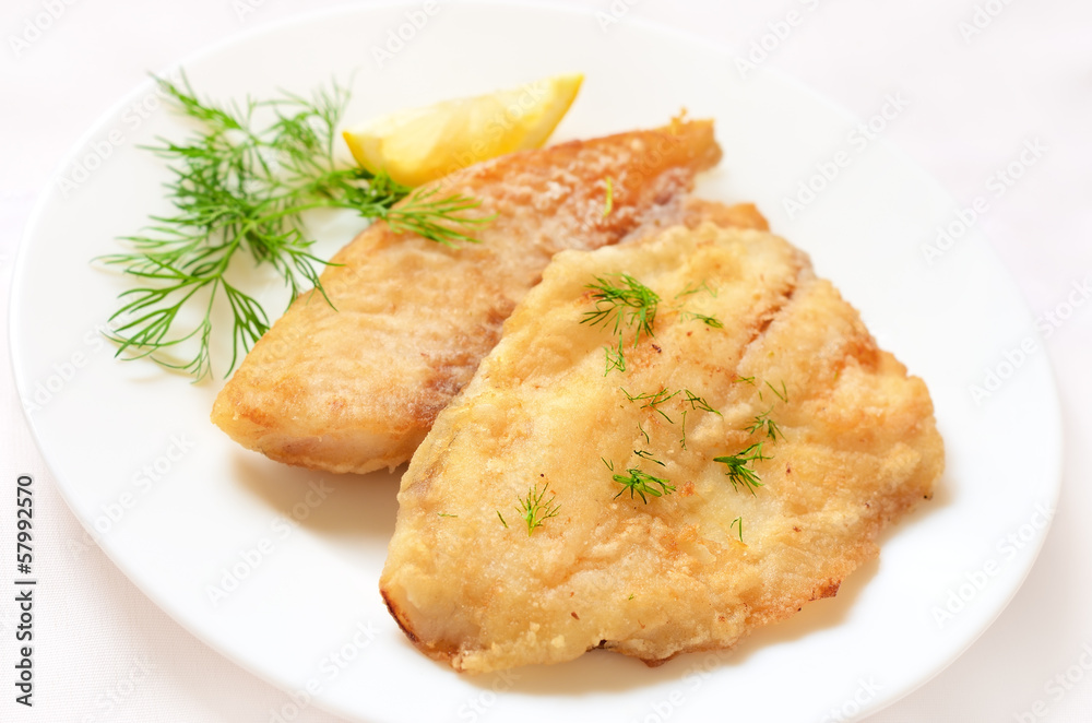 Fried fish fillet Fried fish fillet
