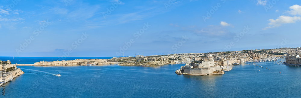 Grand Harbor In Malta