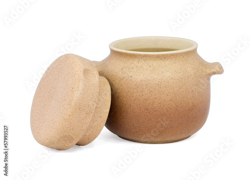 Ceramic pot © depth