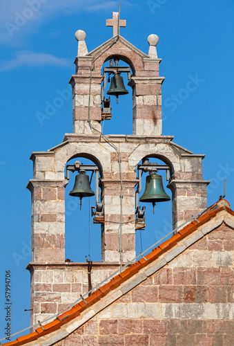 Bell tower of the Serbian Orthodox Church photo