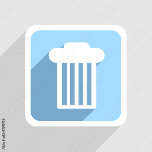 Vector blue icon on gray background. Eps10