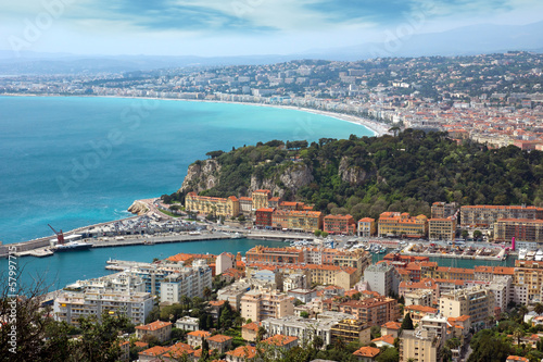 Nice - view from Fort du Mont Alban