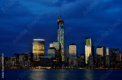 New York Skyline at Night #57999737
