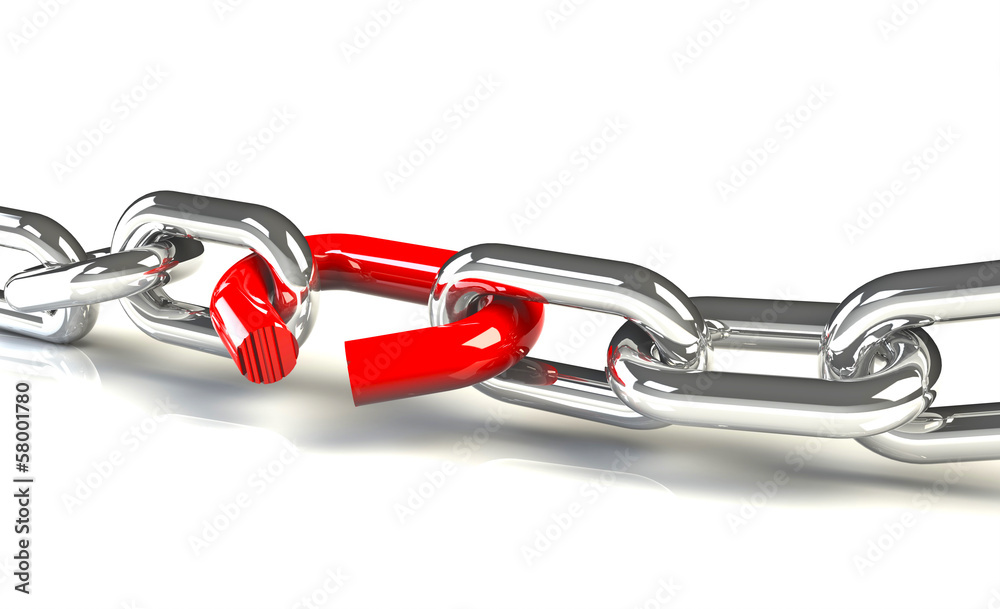 Obraz premium Kette Risiko