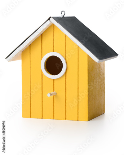 Canvas-taulu Yelolow bird box