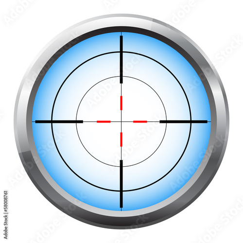 Sniper scope cross hairs