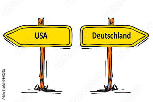 USA - Deutschland photo