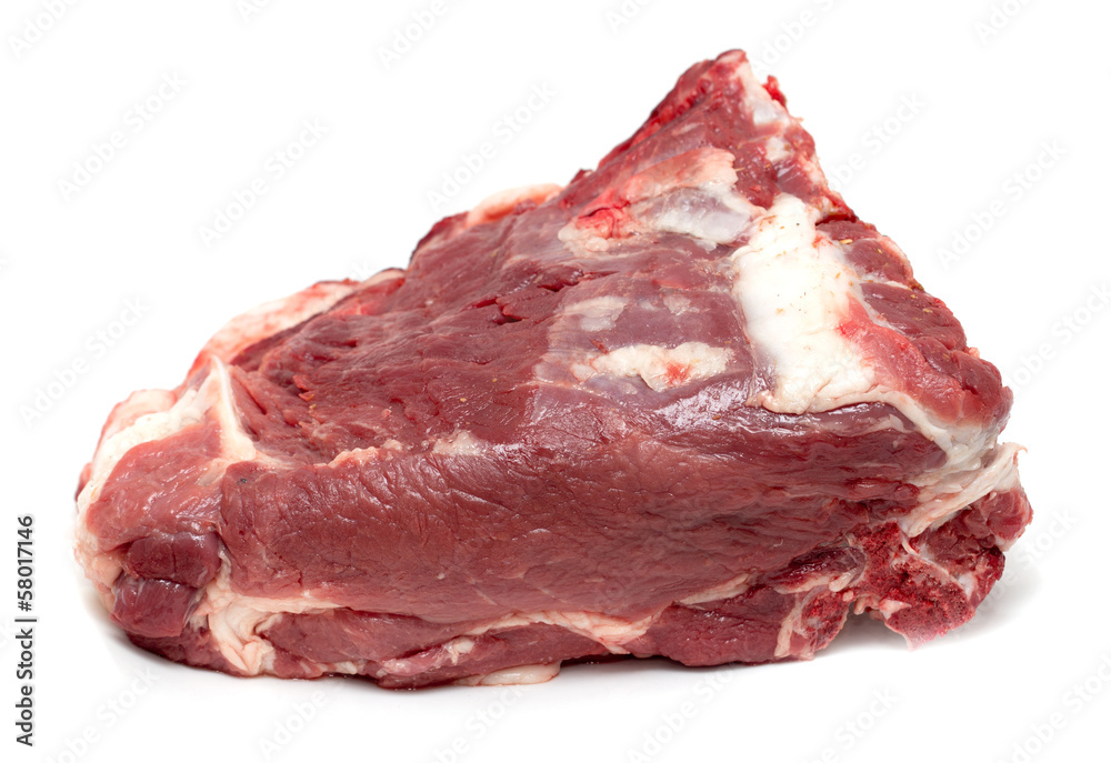 Fototapeta premium fresh meat on white background