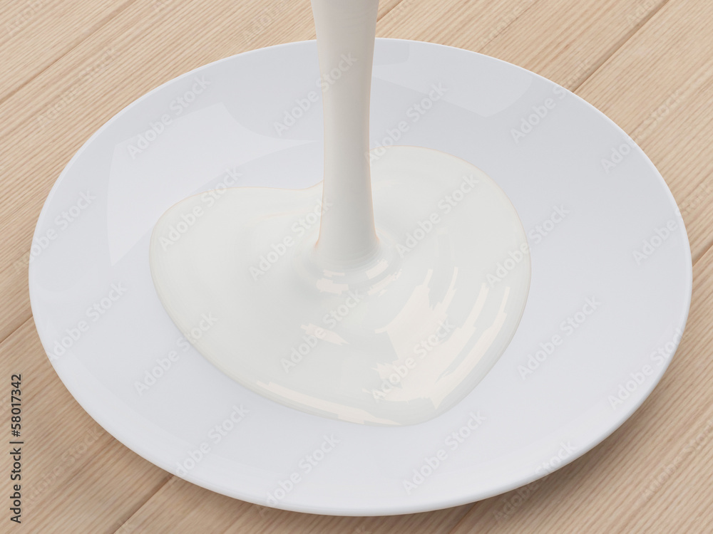 pouring white liquid splash isolated on white background pouring white liquid splash isolated on white background