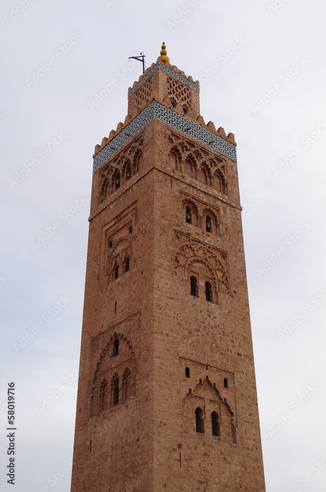 Mosque in Marrakesh (Morocco)