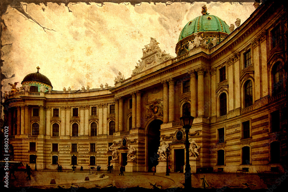 Obraz premium Retrobild - Hofburg