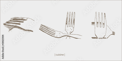 Speisekarte haute cuisine