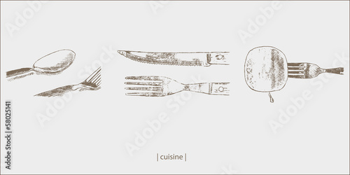 Speisekarte haute cuisine