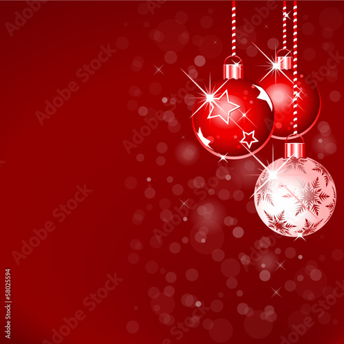 Christbaumkugeln Weihnachten Hintergrund