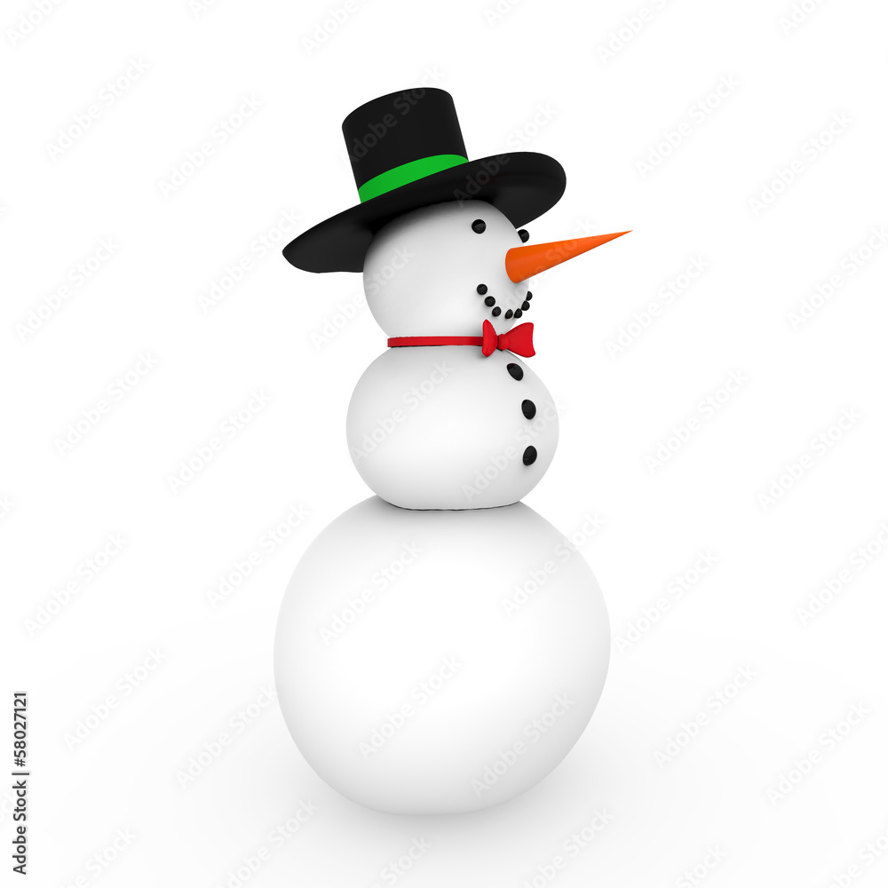 Snowman Isolated Snowman Isolated