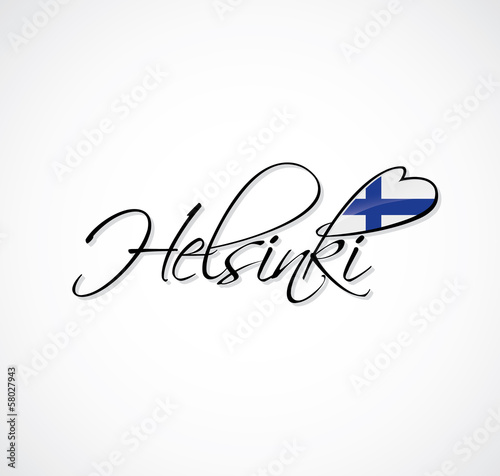 Helsinki lettering