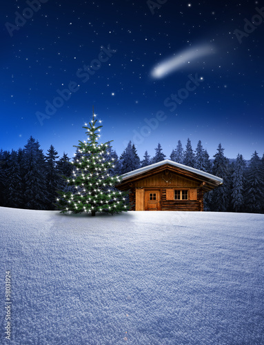 Weihnachtshütte