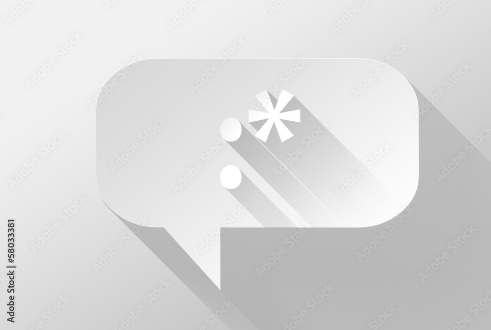 Kiss emoticon in bubble speech widget and icon Kiss emoticon in bubble speech widget and icon