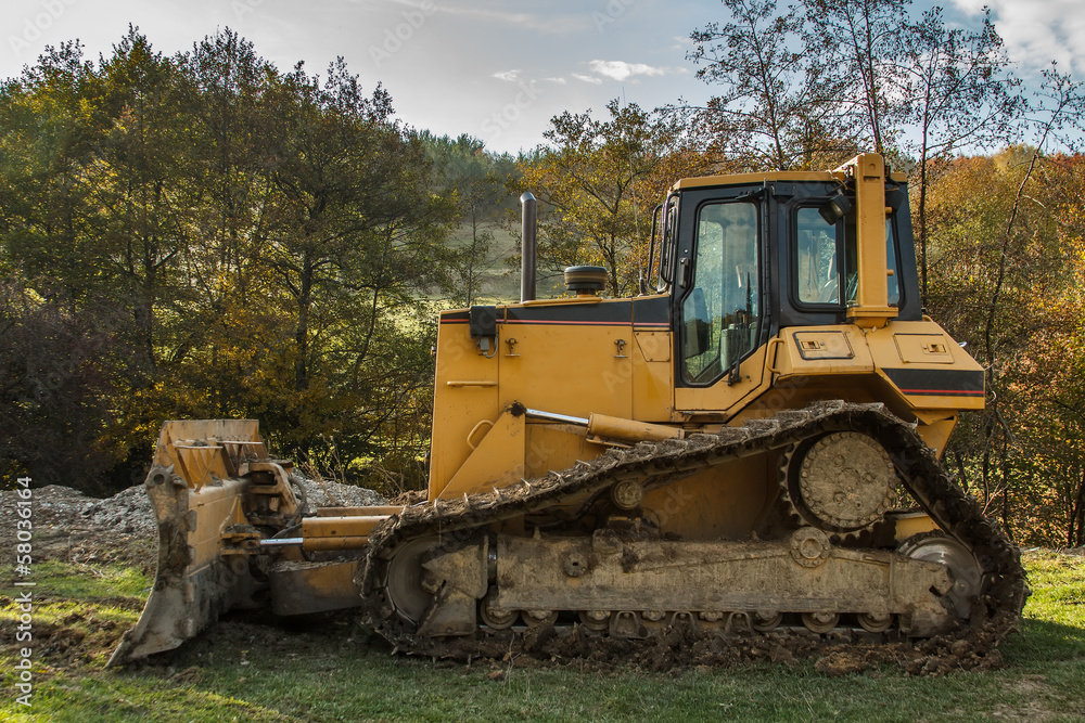 Yellow bulldozer Yellow bulldozer