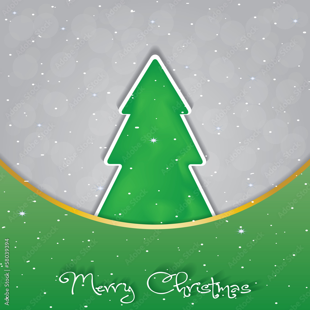 Christmas Greeting Card. Merry Christmas lettering Christmas Greeting Card. Merry Christmas lettering