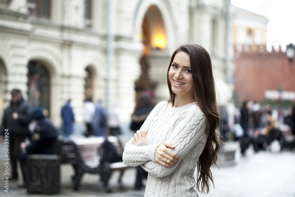 Beautiful young  woman