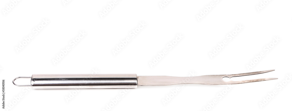 Metallic barbeque fork Metallic barbeque fork