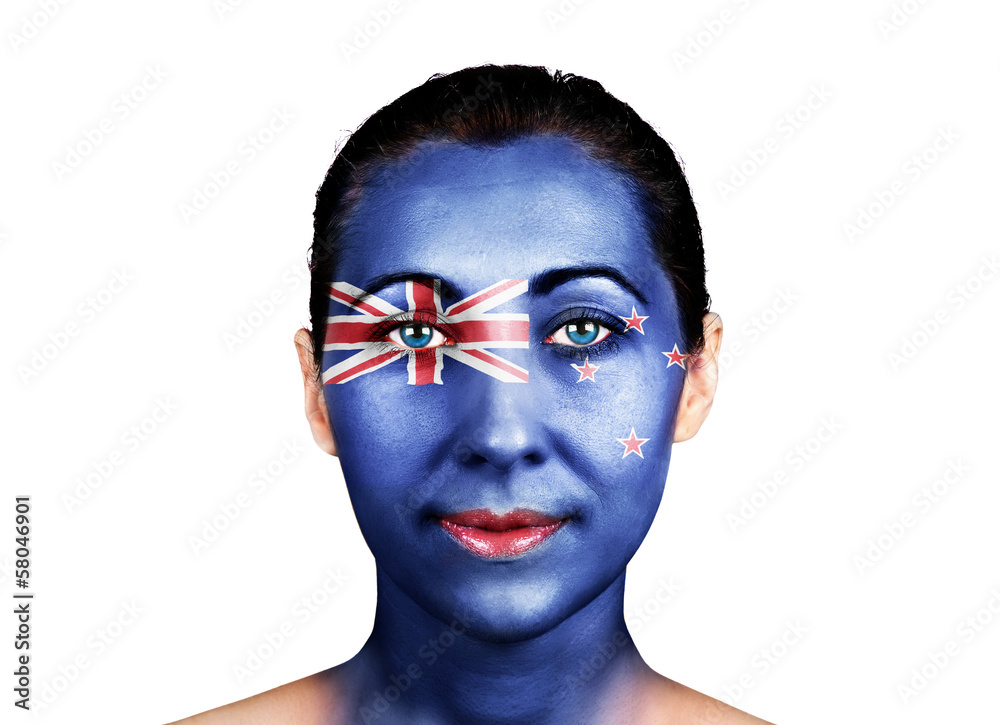 Face with the New Zealand flag Face with the New Zealand flag