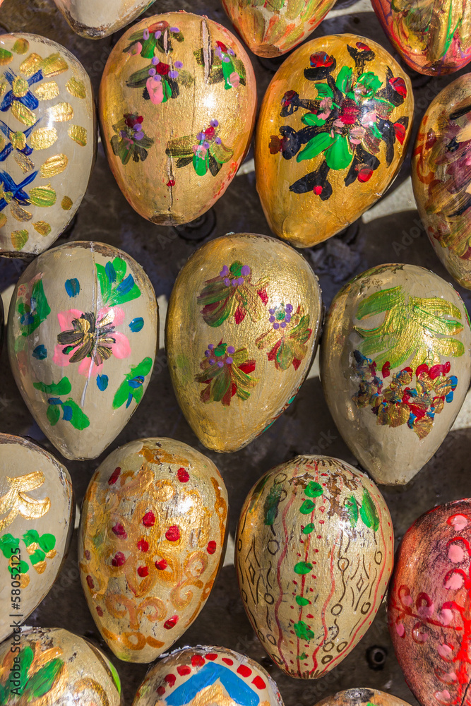 Easter eggs in different designs Easter eggs in different designs