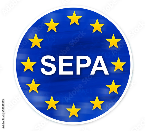 étiquette SEPA
