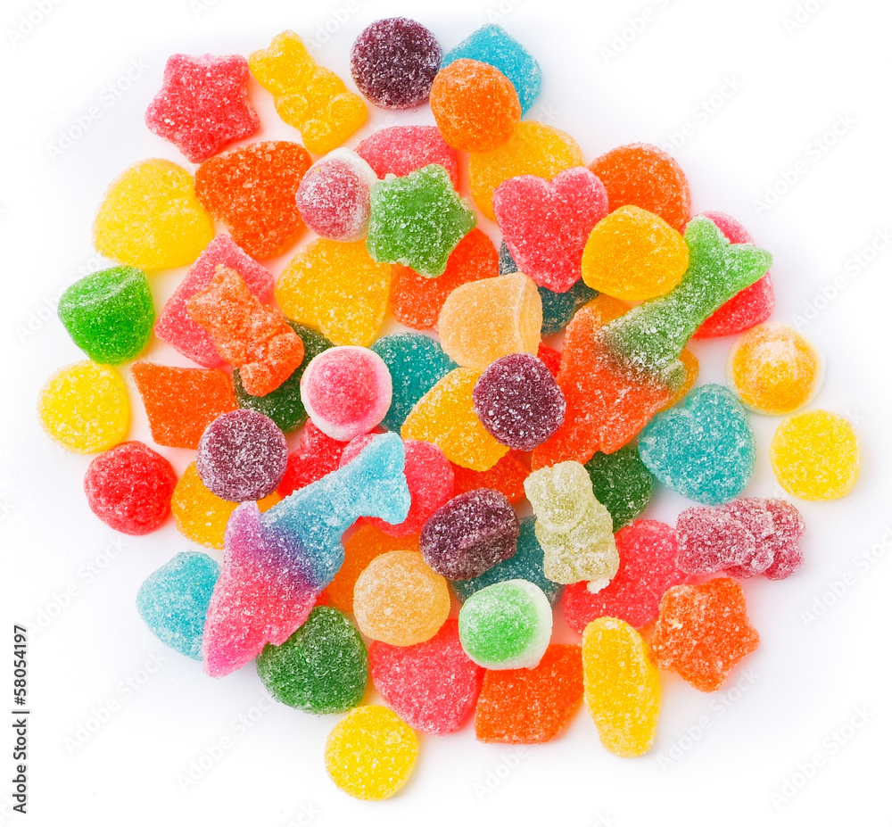 candy fruit on a background candy fruit on a background