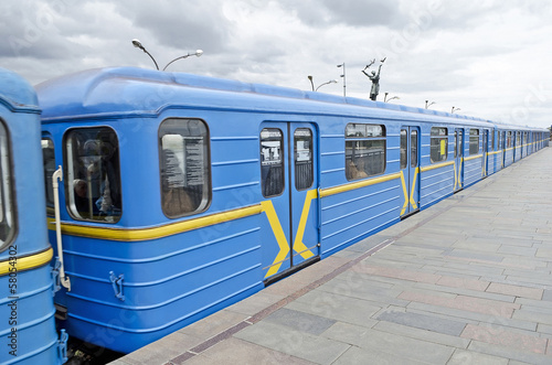 Subway cars in Kiev