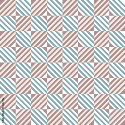 Abstract pattern of squares and stripes