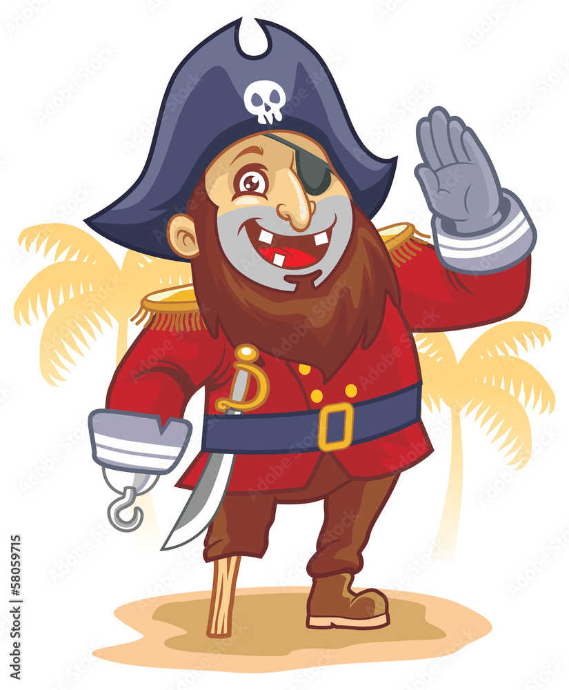 Obraz premium pirate salute