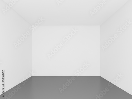 white wall,empty room,3d interior