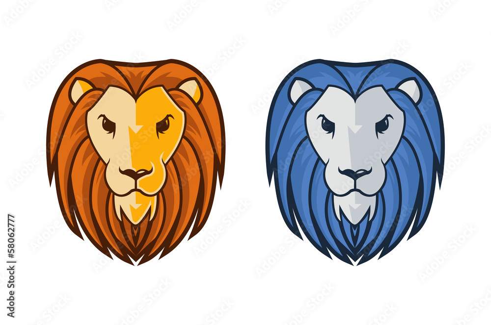 lion head mascot lion head mascot