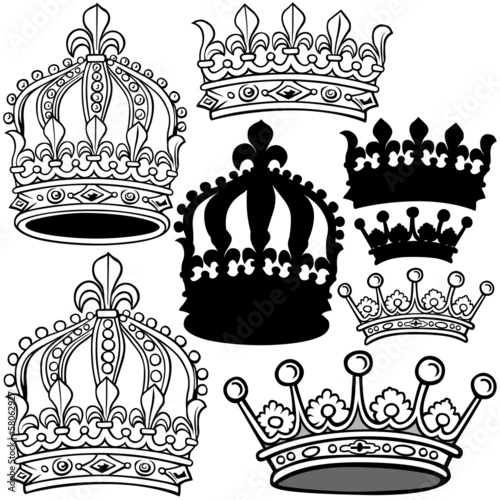 Royal Crown - Black Heraldi...