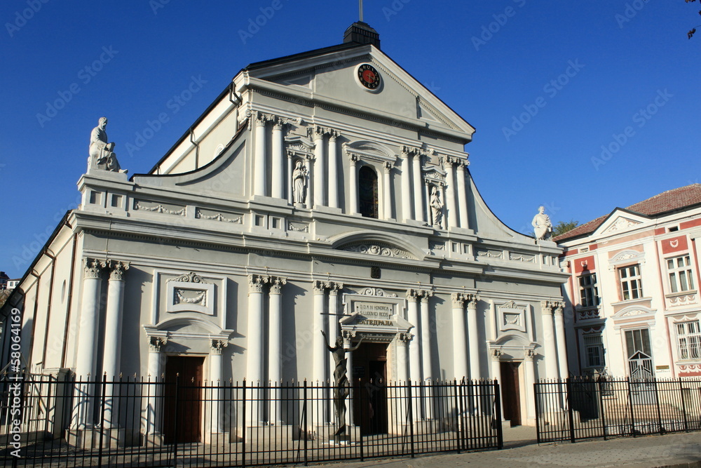 Obraz premium Cathedral of St. Louis in Plovdiv, Bulgaria