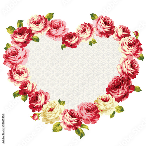薔薇のリース
