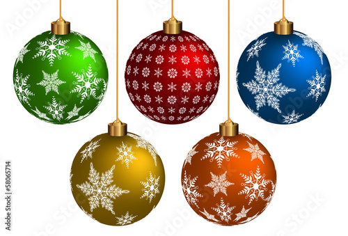 Colorful Chrismas Ball