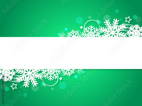Green christmas background