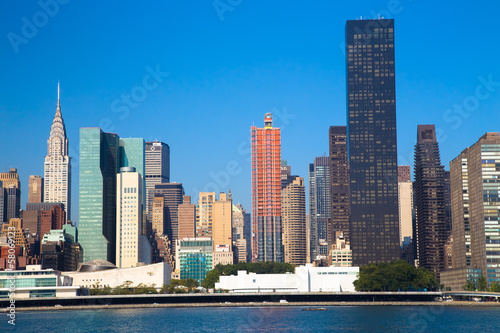 NYC skylineview of upper section of Midtown Manhattan