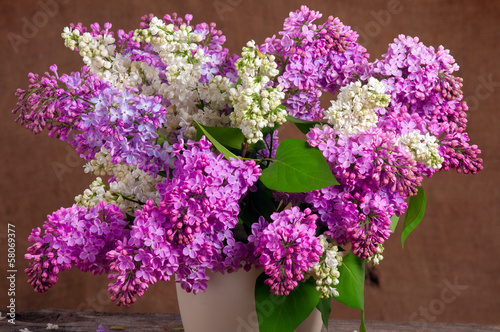 Bouquet of lilacs.