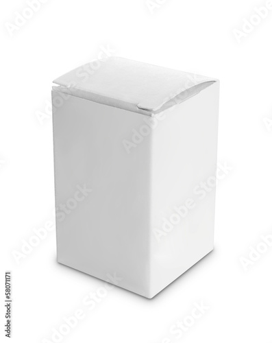 blank white box