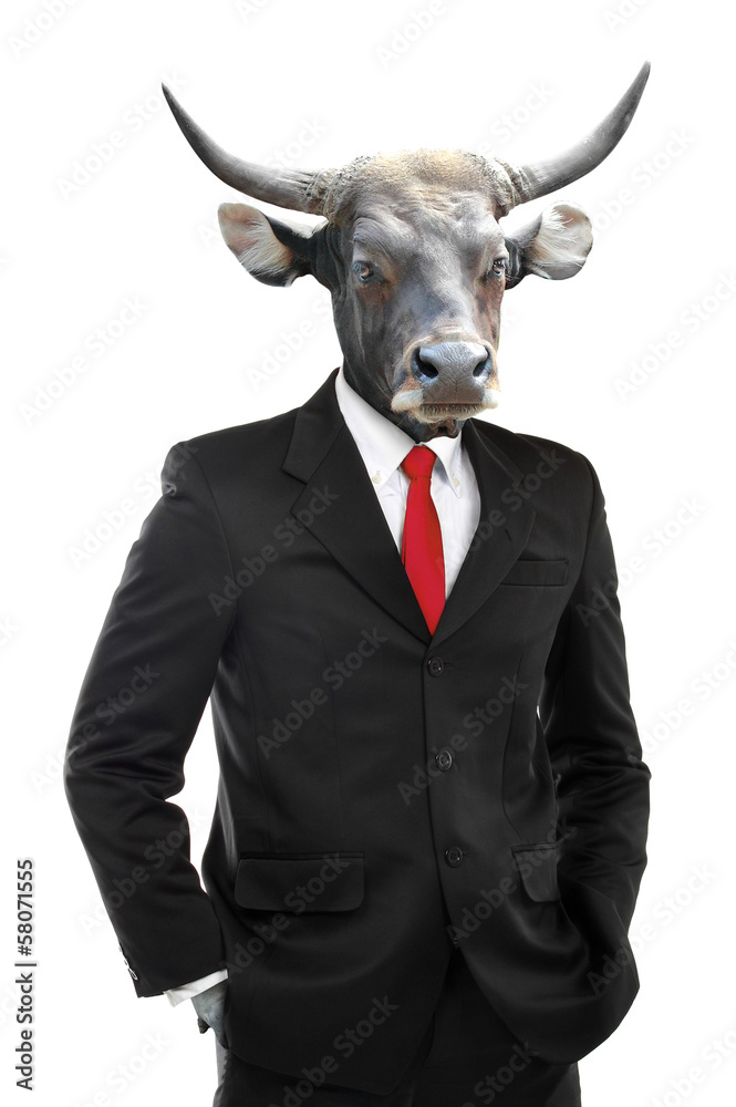 Metaphore of strong businessman concept Metaphore of strong businessman concept