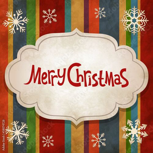 Christmas vintage background