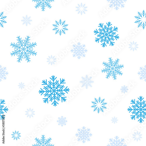 blue snow pattern