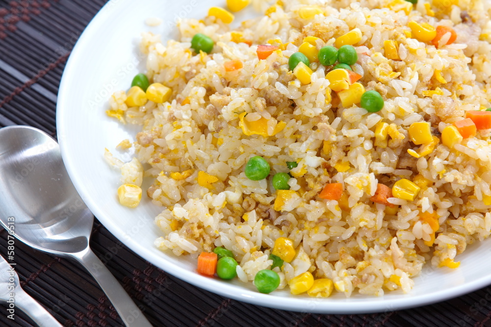 Shrimp fried rice Shrimp fried rice